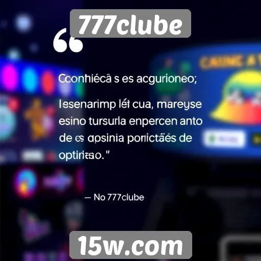 Feedback de usuários sobre a experiência no 777clube